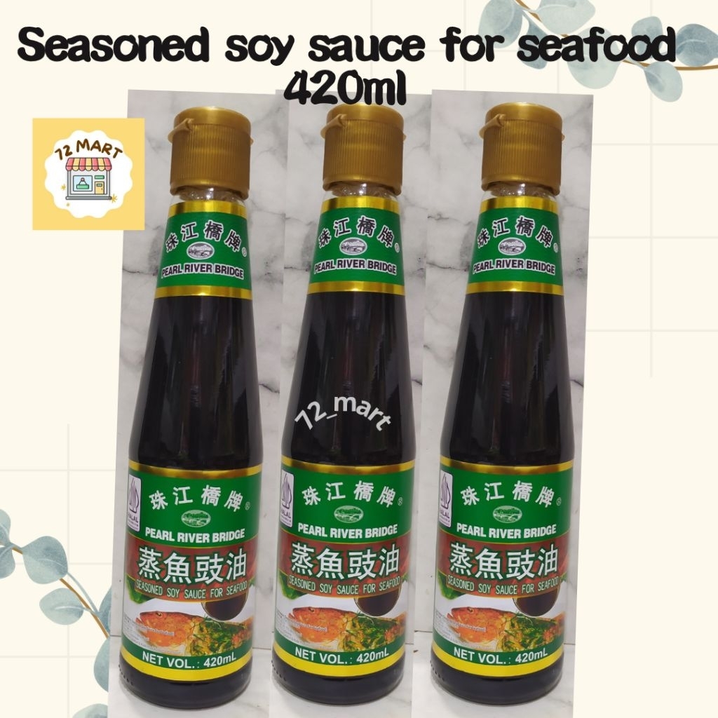 

PRB Pearl River Brigde Seasoned Soy Sauce For Seafood 420ml/Kecap Tim Ikan