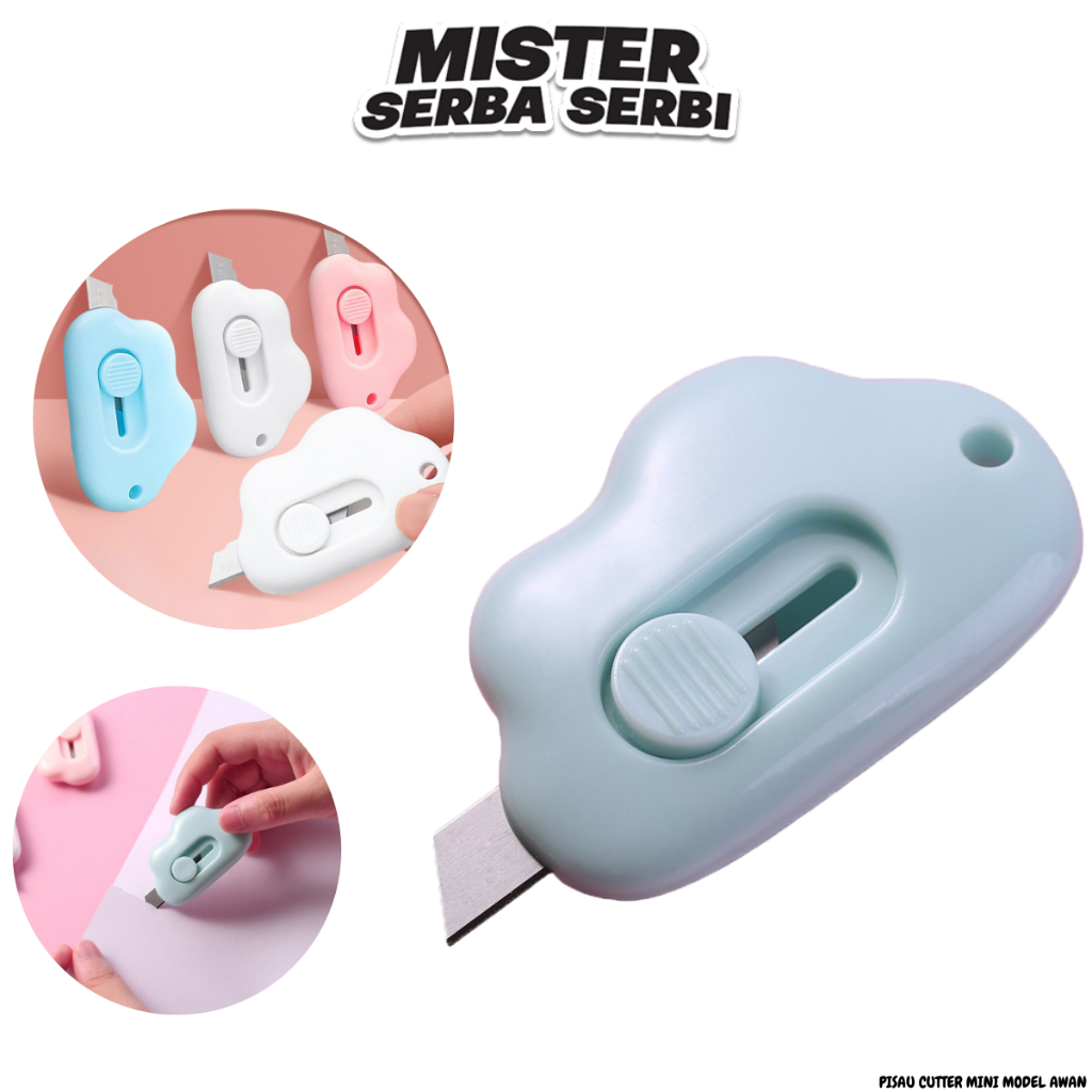 

MSS PISAU CUTTER MINI MODEL AWAN H442 ALAT BANTU POTONG KERTAS