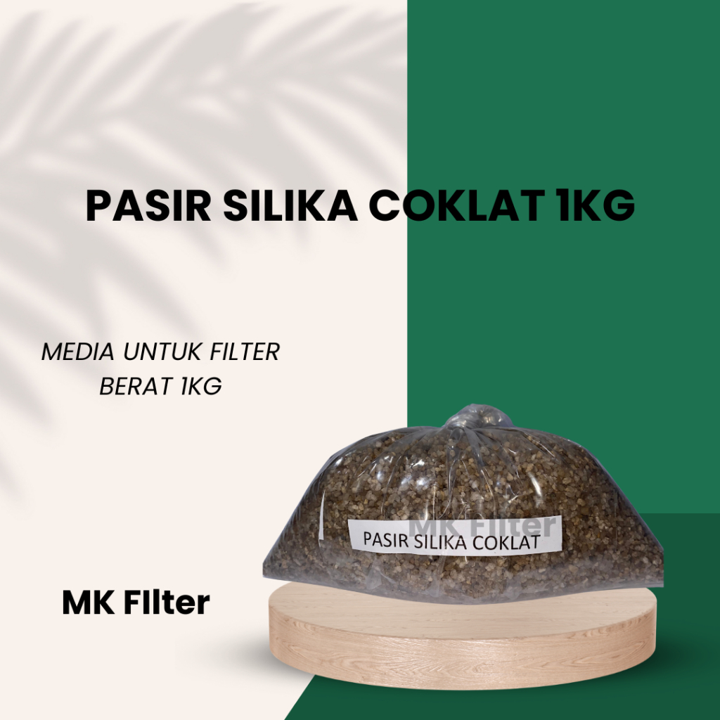 Pasir Silika Coklat Eceran 1kg