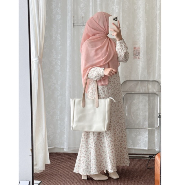 TAMARA DRESS motif Gamis motif KOREAN DRESS || CRINKLE DRESS