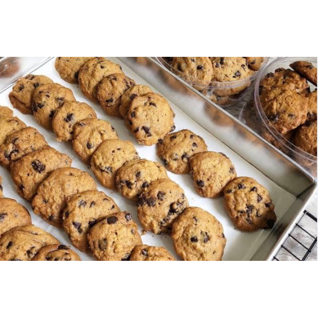 

Chocochips cookies besar