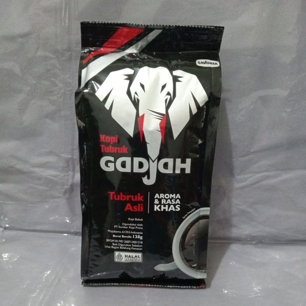 

Gadjah Kopi Bubuk Tubruk Asli 138g