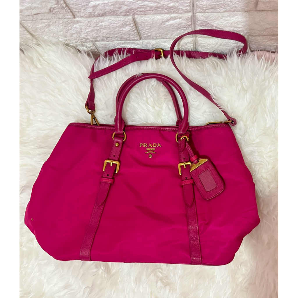 Prada nylon tote bag