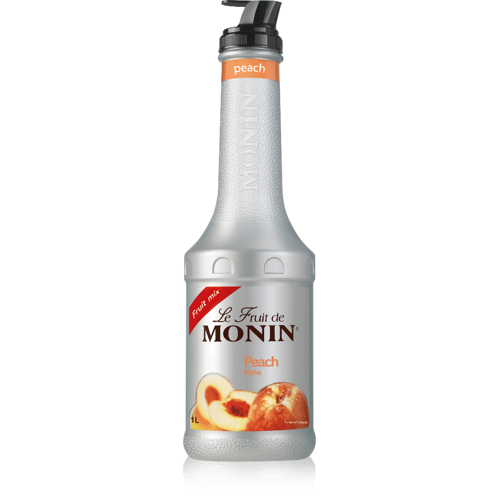 

Monin Puree Fruit Mix Peach 1 L | Ekstrak / Sari Buah Peach (Persik)
