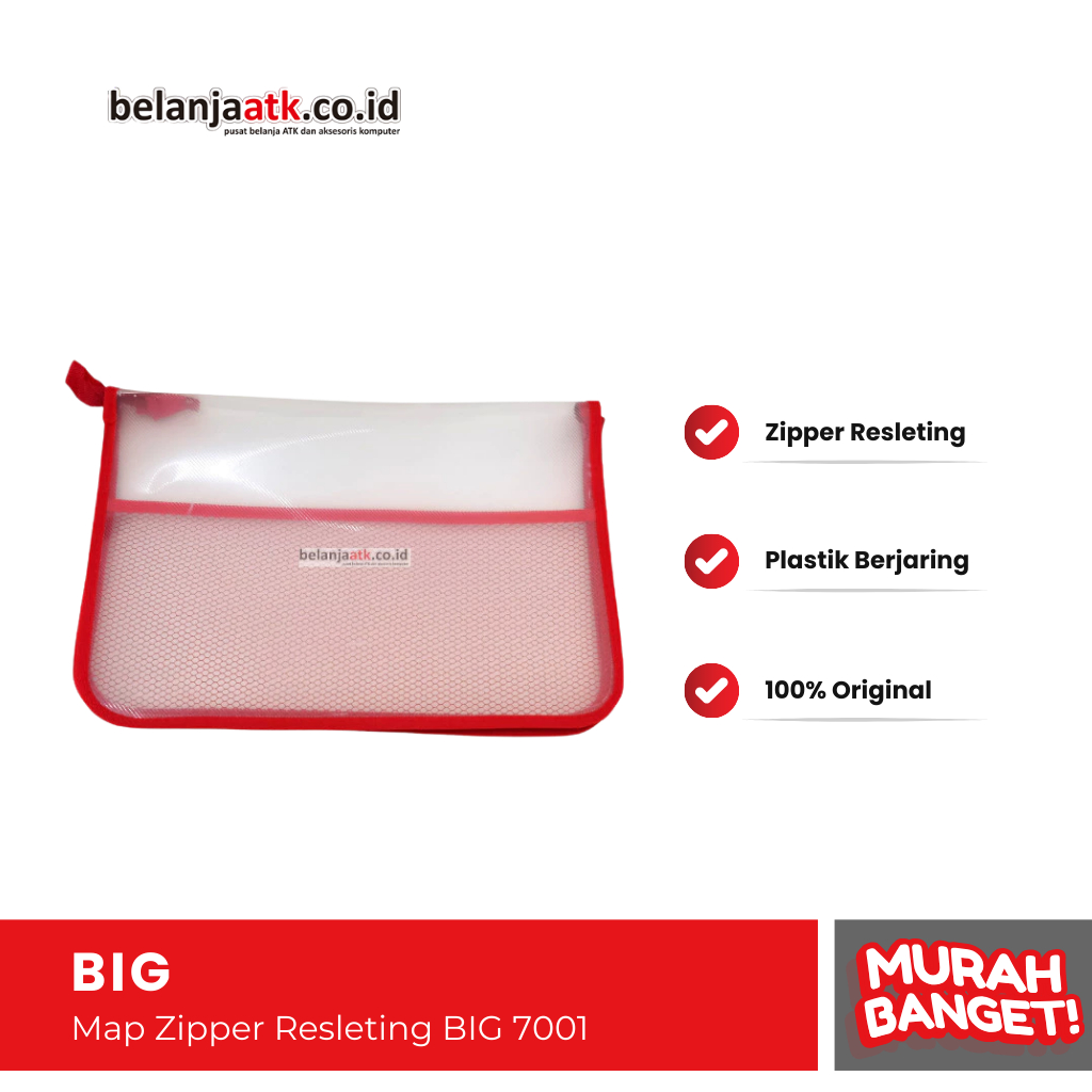 

Map Zipper Resleting BIG 7001 / Plastik Jaring