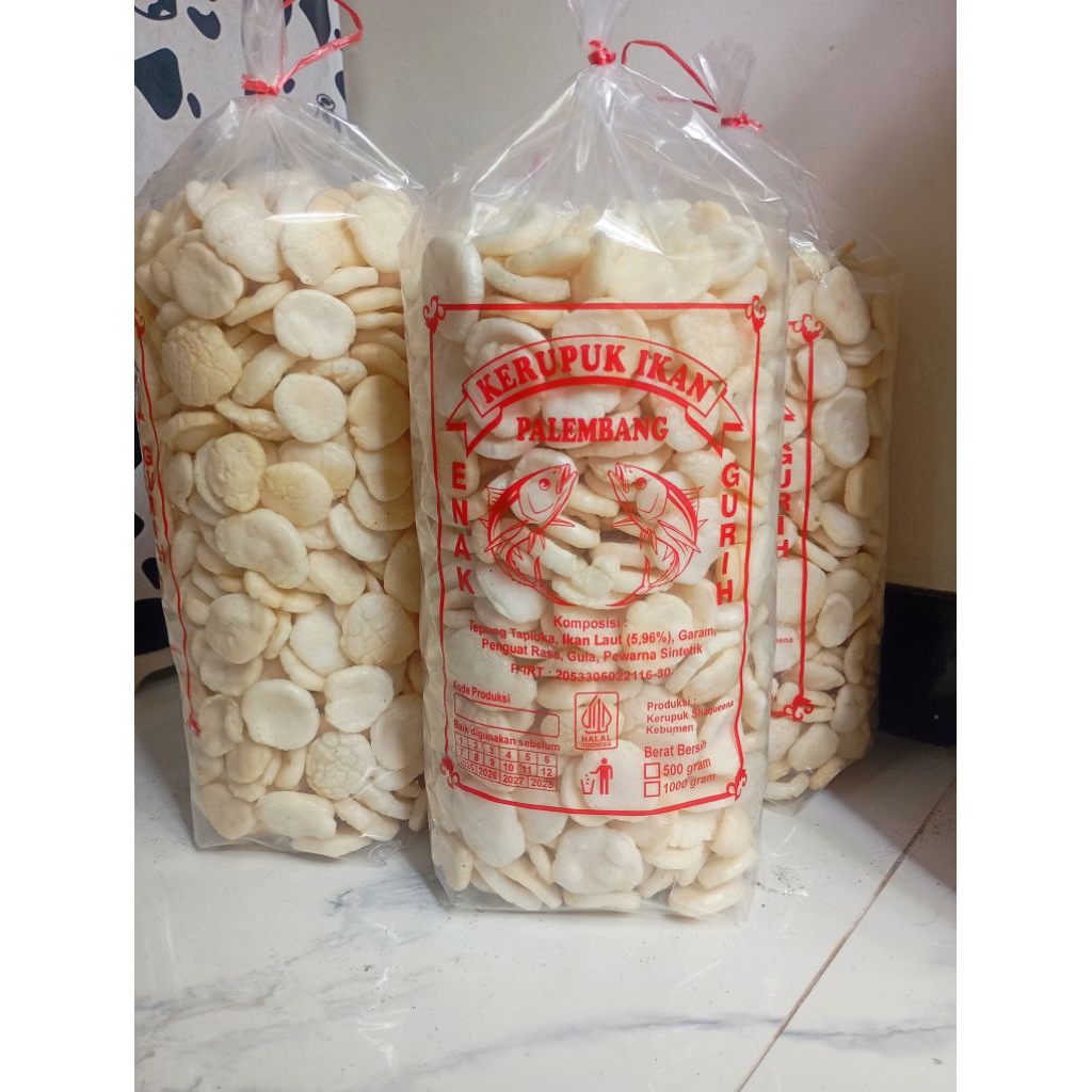 1bal 500gr kerupuk ikan palembang/kemplang palembang/kerupuk ikan/grosir kerupuk ikan