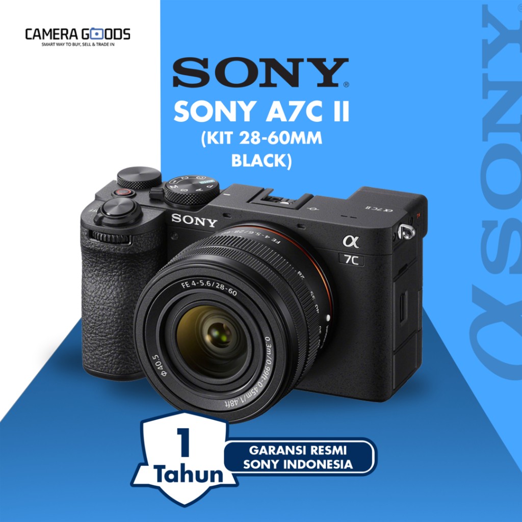 Kamera Sony a7C Kit 28-60mm / Sony Alpha 7C Lensa Kit Garansi Resmi Sony 1 Tahun