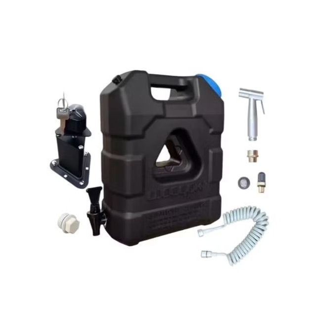 Jerigen Air Kran 21 Liter Warna Hitam | Jerry Can Air Kapasitas 21 Liter | Jerigen Air 21L + Bracket