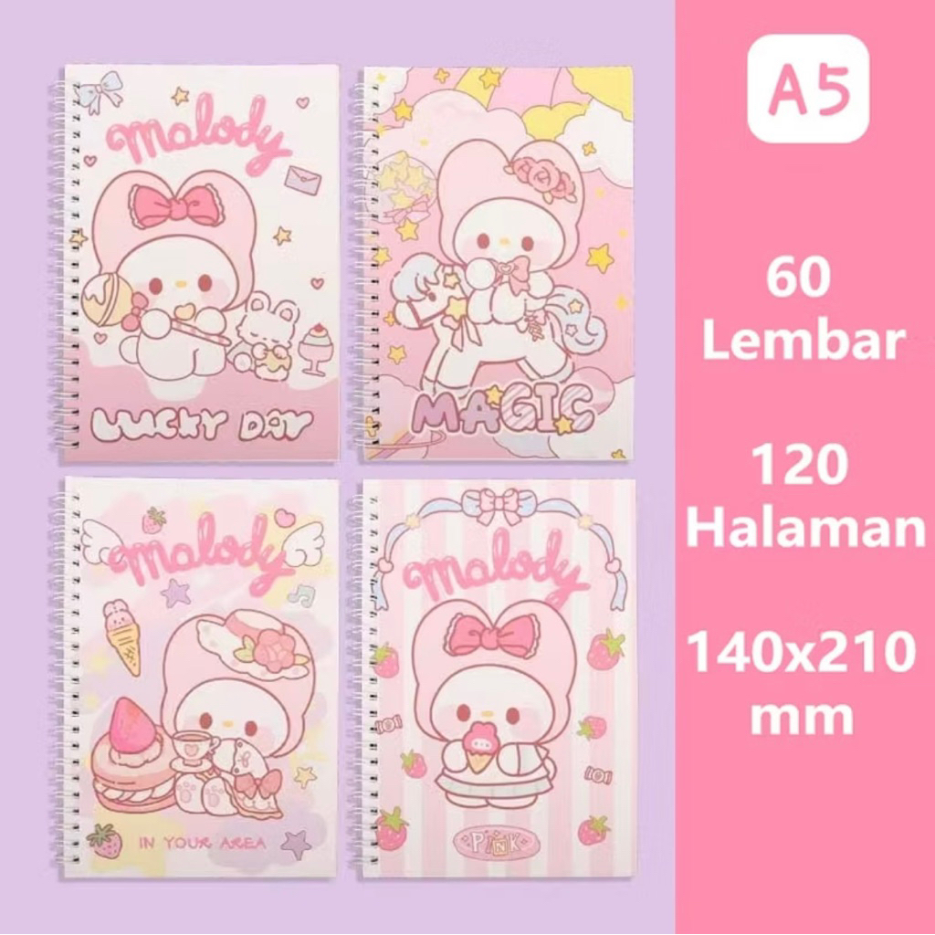 

NOTEBOOK A5 1 PCS BUKUTULIS RING MOTIF A5 / BUKU CATATAN UKURAN A5 TERMURAH