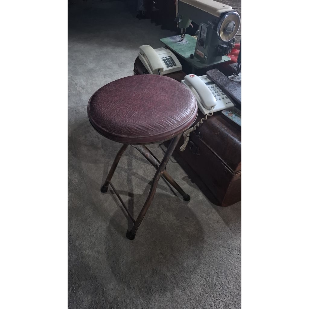 Kursi lipat  jadul antik vintage display lawas kuno  175rb