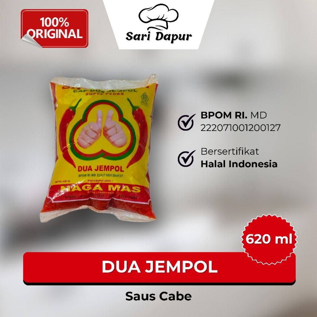 

DUA JEMPOL Saus Cabe 620ml