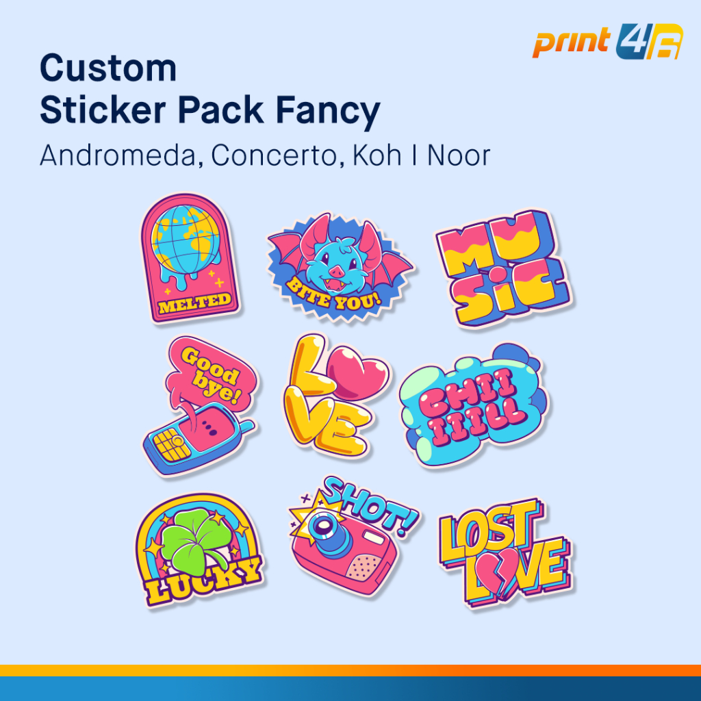 

Custom Sticker Pack Fancy Andromeda, Concerto, Koh I Noor