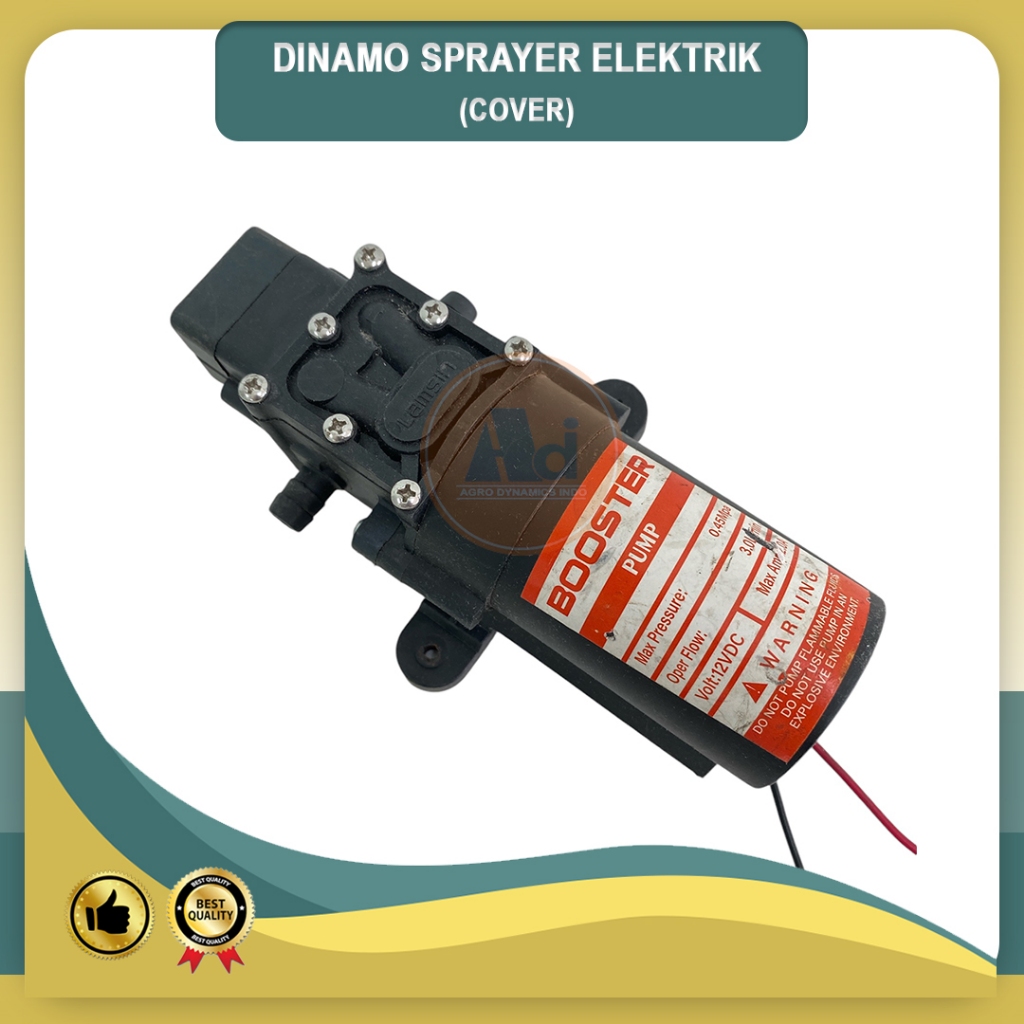Booster Mini Pump Cover -  Pompa Air Dinamo Pump Mesin Pompa Air Mini Pompa Air Elektrik High Pressu