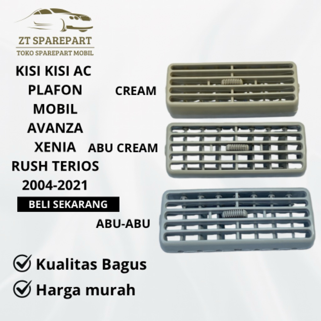 KISI KISI AC PLAFON MOBIL AVANZA XENIA RUSH TERIOS 2004-2021 ORIGINAL