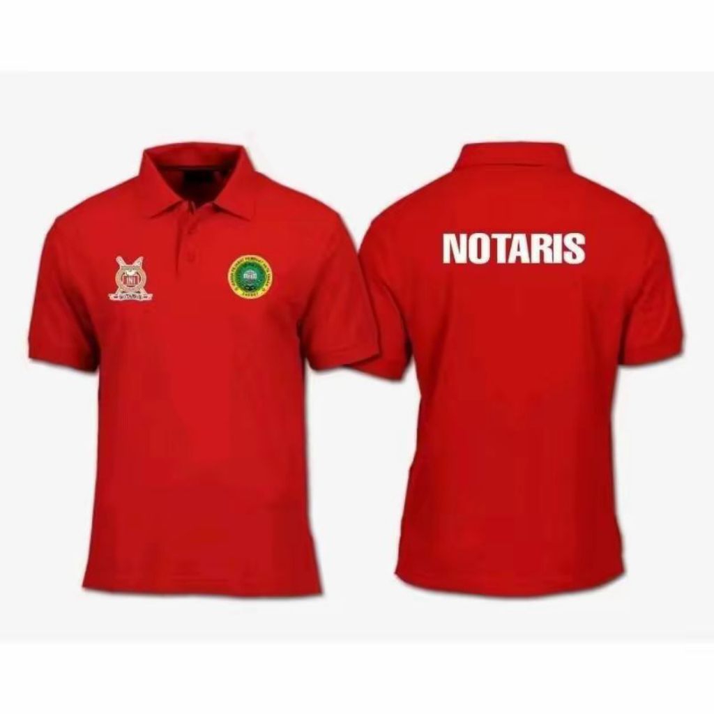 KAOS POLO T-shirt Polo IPPAT Notaris Akta // Kaos Kerah IPPAT Notaris Akta // KAOS POLO BERKERAH IPP