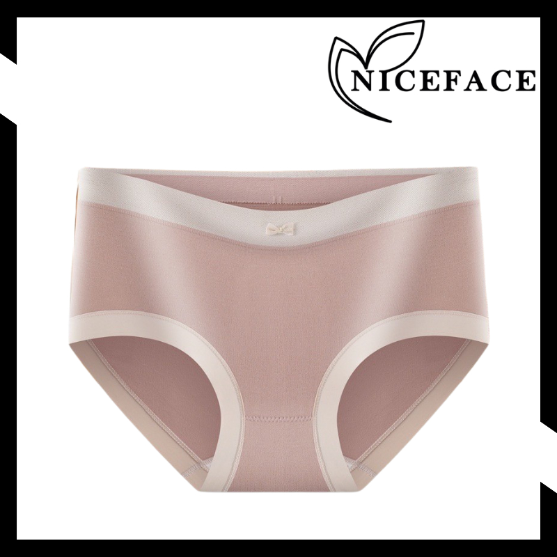 NICEFACE - Celana Dalam Wanita Pita Renda Katun CD Motif Underwear PushUp Sempak