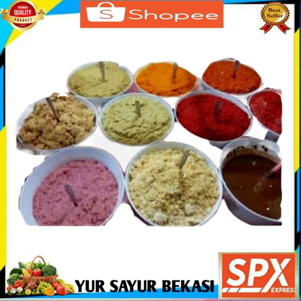 

Aneka Macam Bumbu Giling (1 Bungkus).