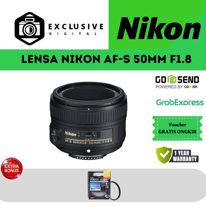 LENSA NIKON AF-S 50MM F1.8G / NIKON AF-S 50MM F1.8G