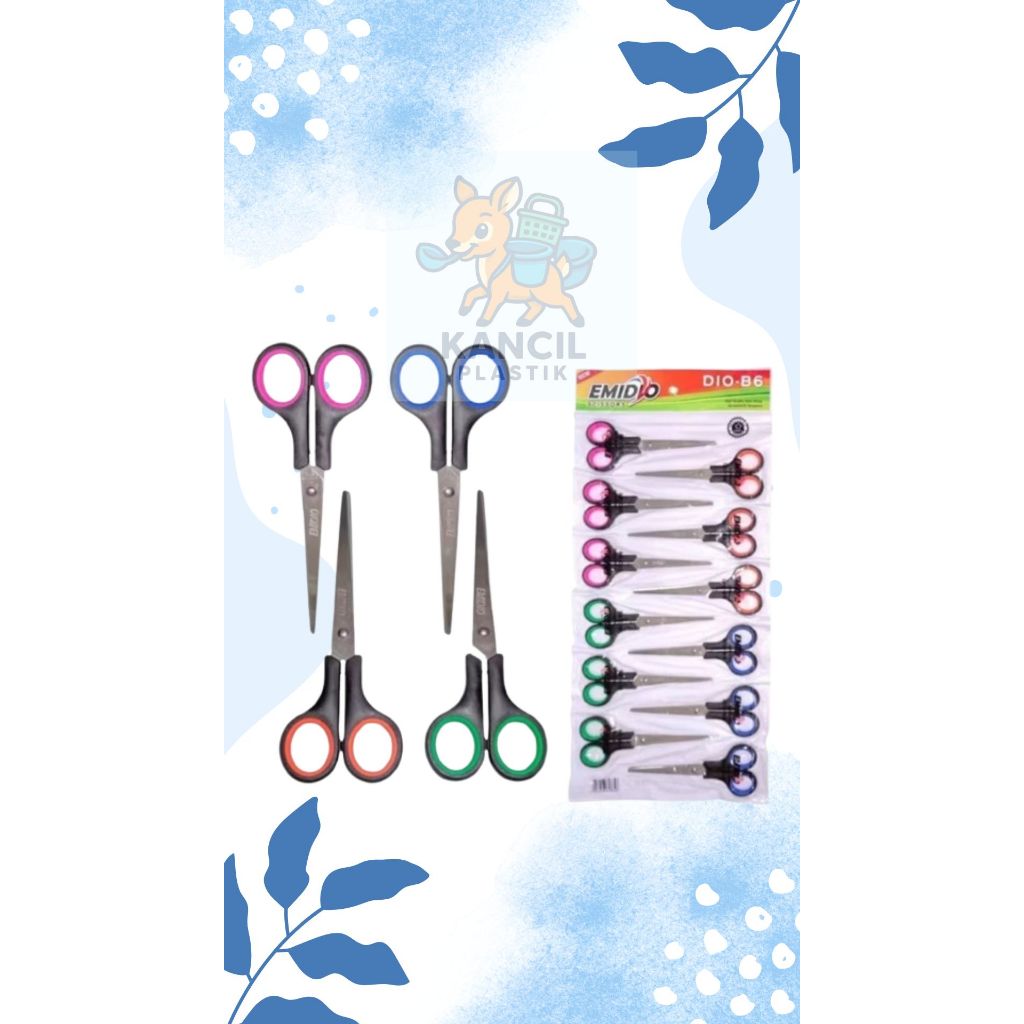 

GUNTING EMIDIO B6 GAGANG KARET SERBAGUNA MURAH