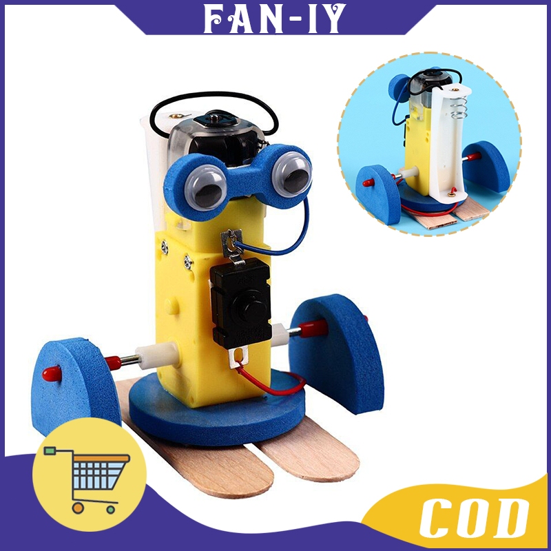 Walking Robot / Mainan Rakitan Diy / Physics Experiment Toys / Untuk Mengembangkan Kreativitas Anak
