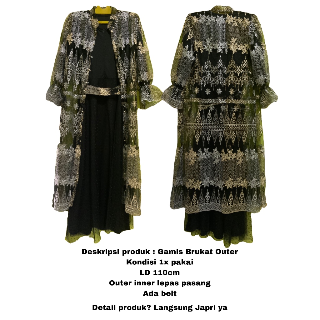 Gamis brukat outer