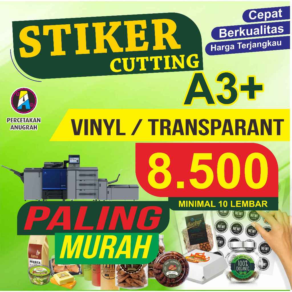 

CUTTING STIKER VINYL / TRANSPARANT PALING MURAH