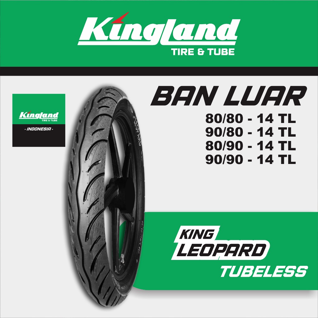 Ban Luar Motor KINGLAND - King LEOPARD motor metic ring 14