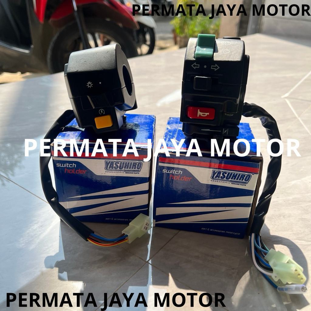Sepasang Holder Saklar Kiri Kanan F1zr Fizr Force 1 Vega Lama Jupiter Z Lama 2002 - 2005 Crypton Kaz