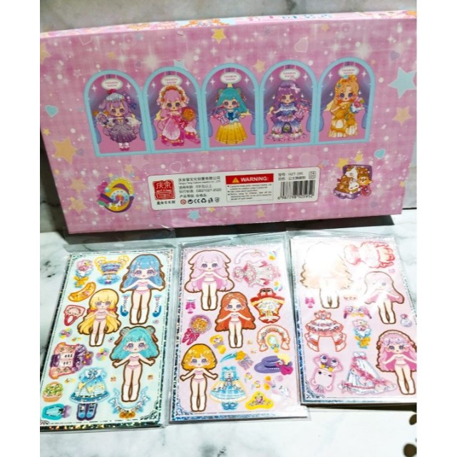 

MAINAN STIKER TEMPEL BAJU PRINCESS 45 PCS-SF 2189