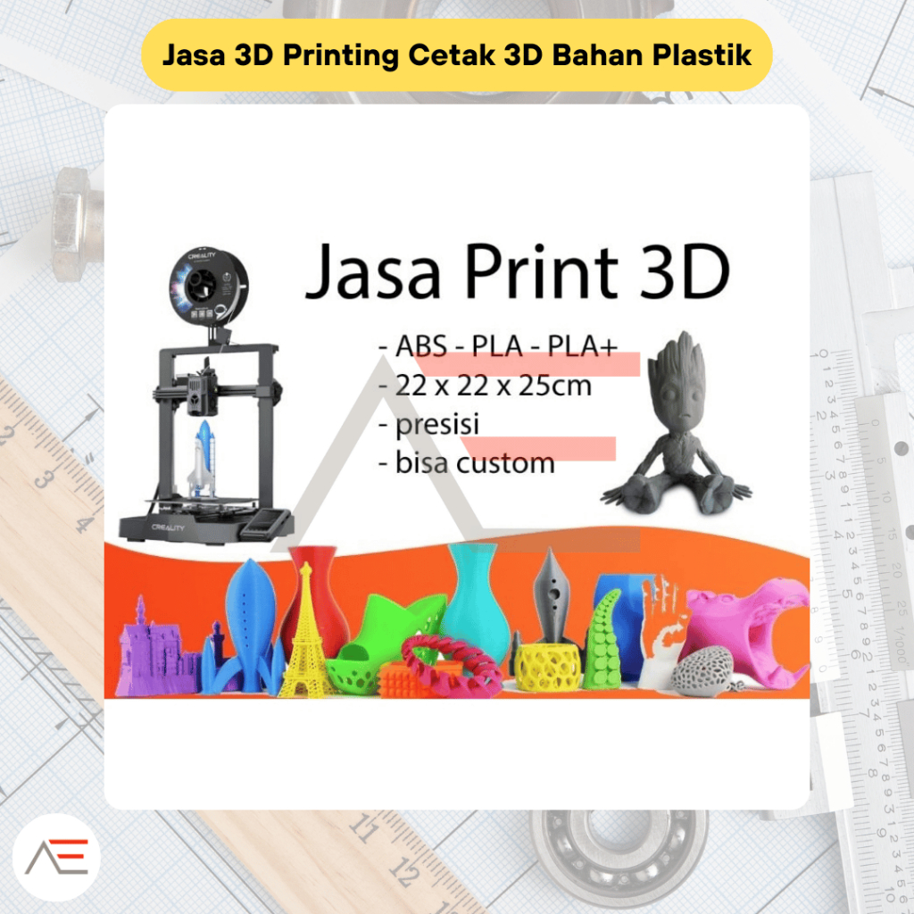 Cetak 3D Custom / Bahan Cetak 3D Print Print3D Presisi PLA Untuk modeling sampling sample prototype 