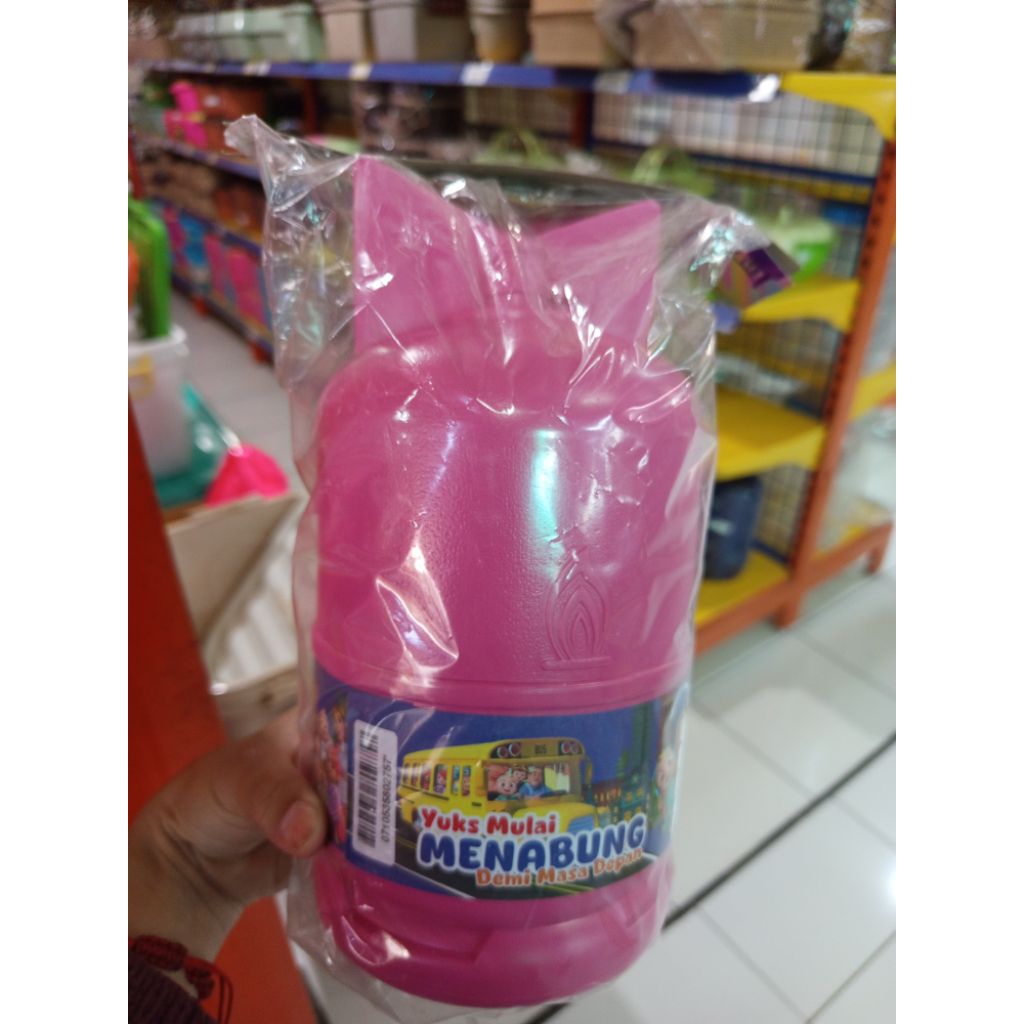 Re.aaddy stokk Celengan anak Plastik Karakter Celengan Plastik Karakter TABUNG GAS ELPIGI |  si unyi