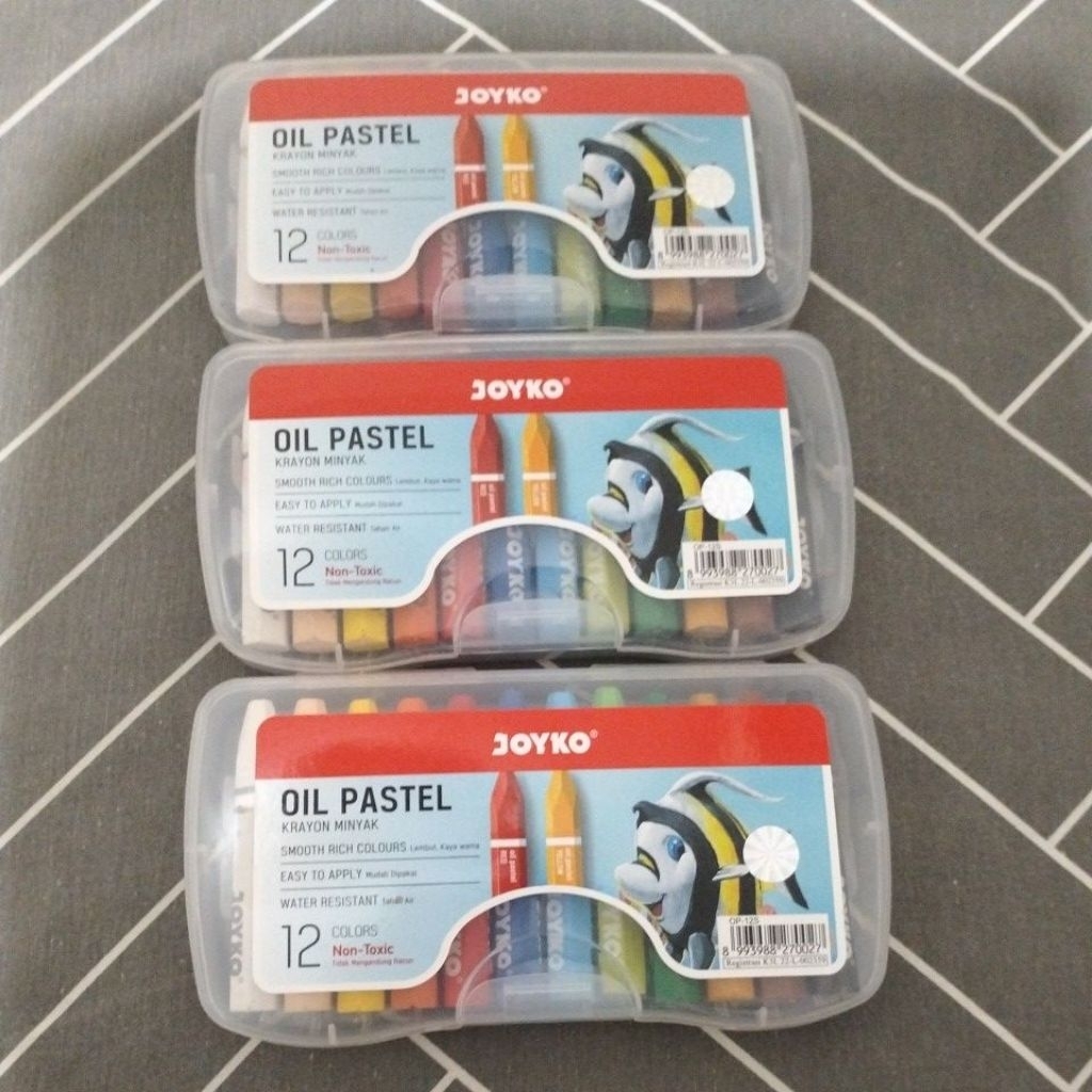 

Joyko crayon murah isi 12 oil pastel