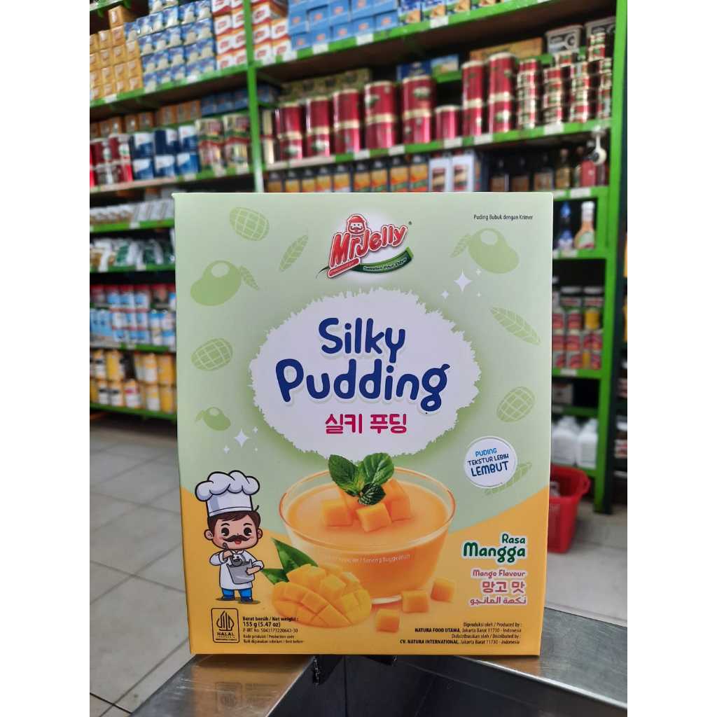 

Silky puding mangga mr. jelly 155gr