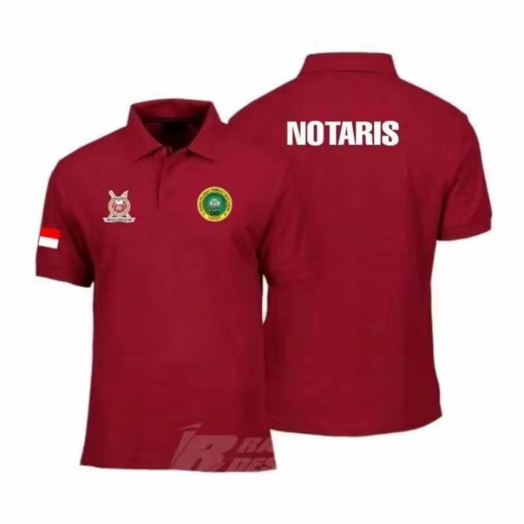 KAOS POLO T-shirt Polo IPPAT Notaris Akta // Kaos Kerah IPPAT Notaris Akta // KAOS POLO BERKERAH IPP