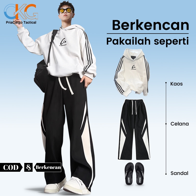 Celana corduroy hitam pria panjangcelana oversize panjang pria celanapanjang pria celana corduroy ko