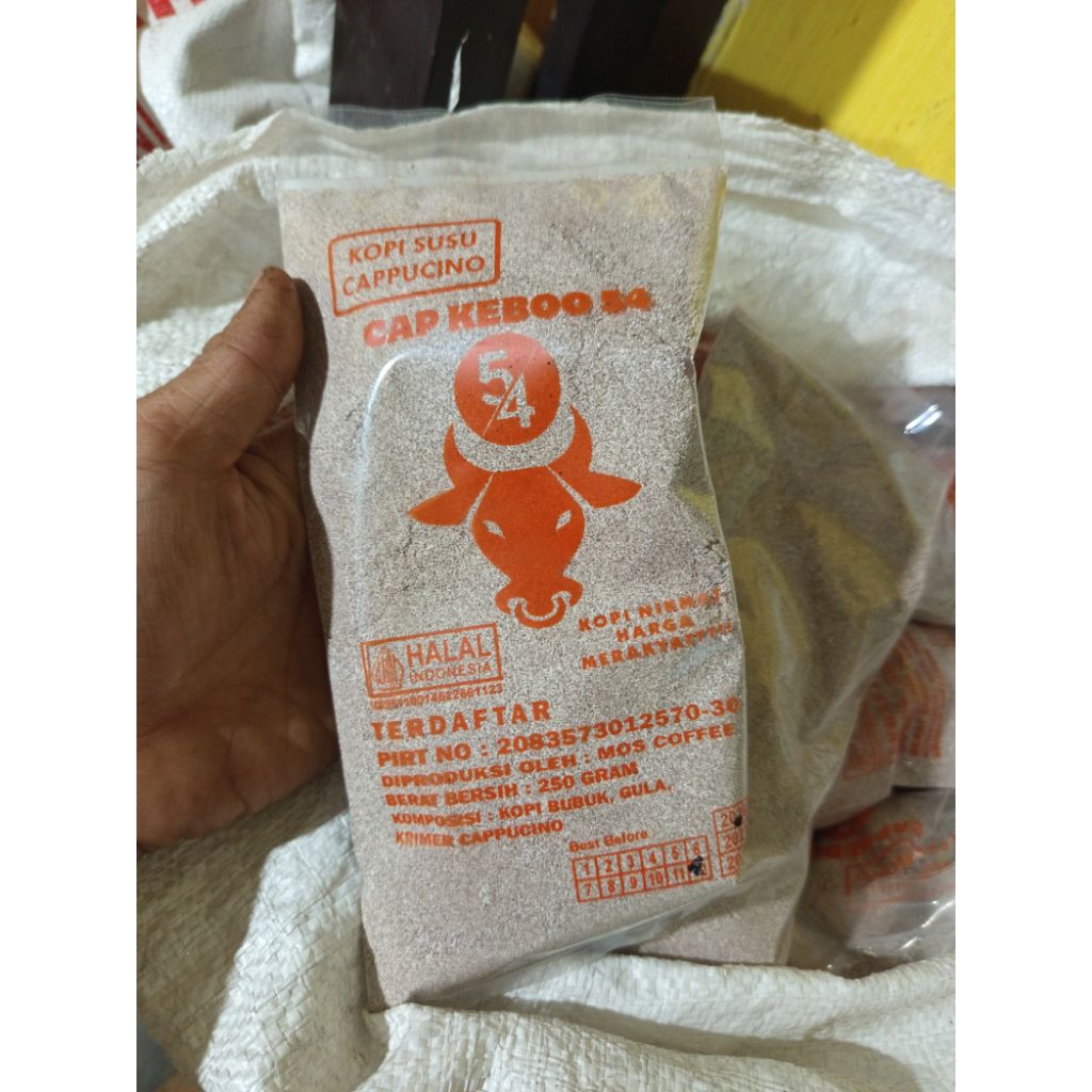 

KOPI CAPCIN KEBOO 54 HARGA PAKET 1 KG DAPATNYA 250 GRAM X 4 BUNGKUS COCOK UNTUK USAHA MINUMAN KEKINIAN