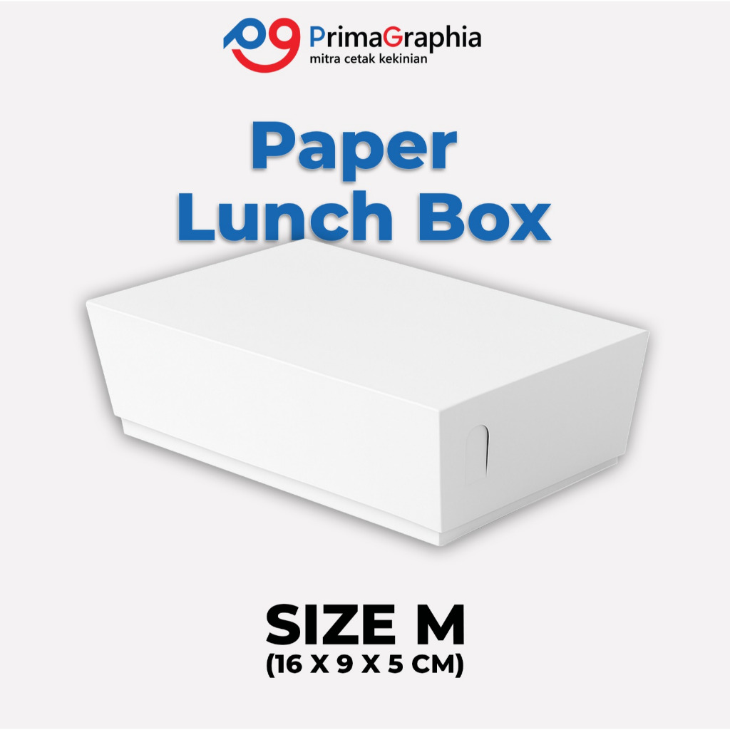 Paper Lunch Box Custom M