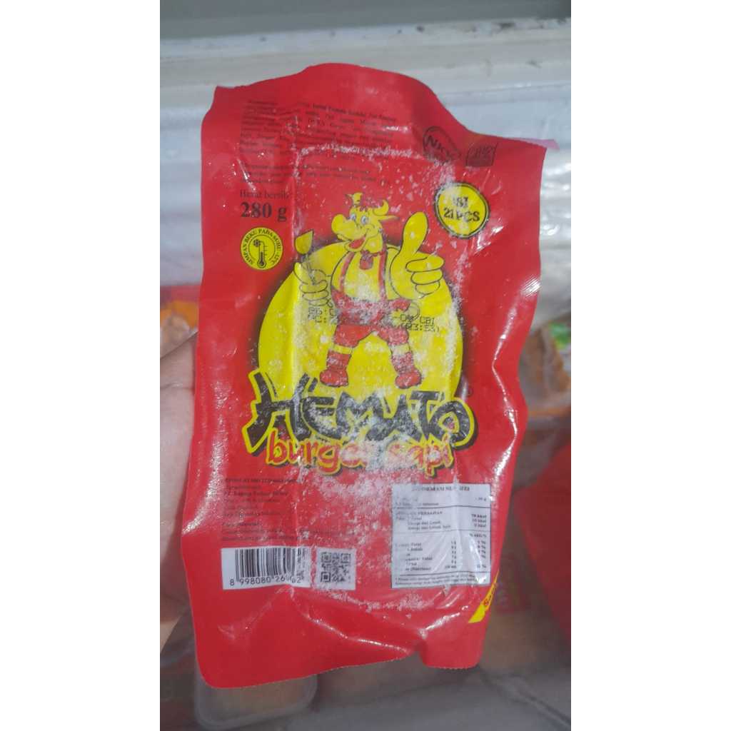 

Hemato beef burger mini 20S 280gr