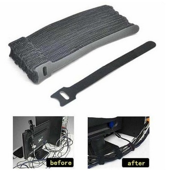 Strap Velcro Kabel Komputer Meja Kantor Velcro Penata Pengikat Kabel Elektronik