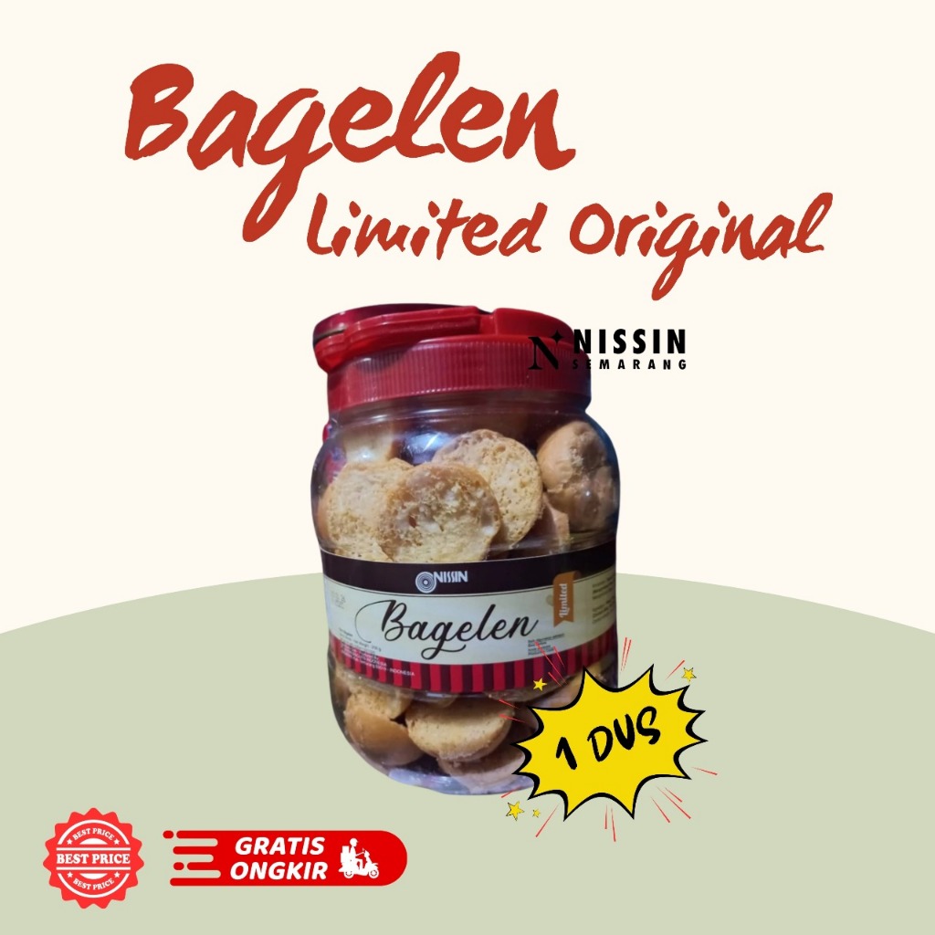 

Nissin Bagelen Original 250g Nissin Bagelen Toples Limited 1 KARTON Isi 6 Toples
