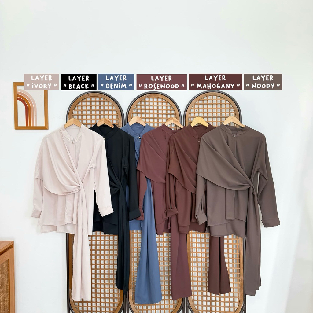 LOCANA LABEL / LAYER BLOUSE ORIGINAL LOCANA LABEL