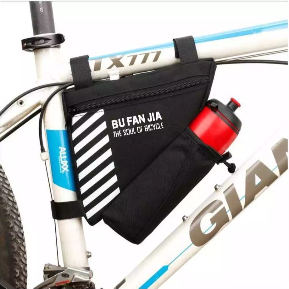 2 in 1 Tas Sepeda MTB + Holder Botol Minum Waterproof