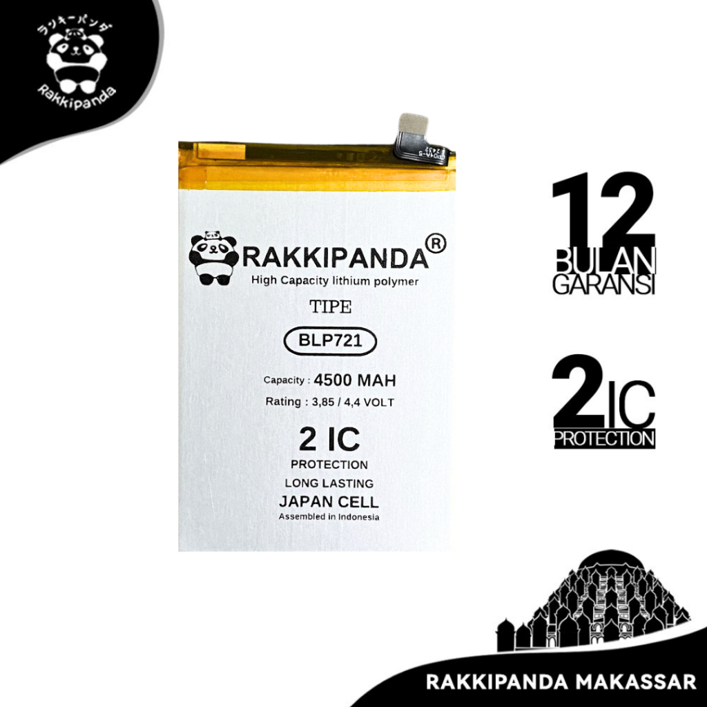 Baterai HP RakkiPanda BLP721 Realme C2 Bergaransi Battery