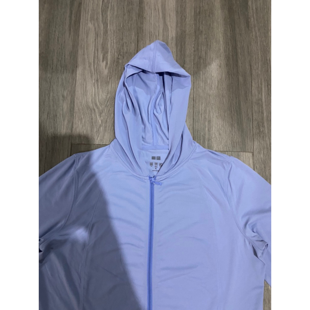 Jacket Uniqlo Airism Lilac Soft Anti UV Protection