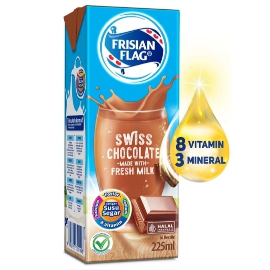 

Frisian flag Susu UHT Cokelat Kotak 225 ml