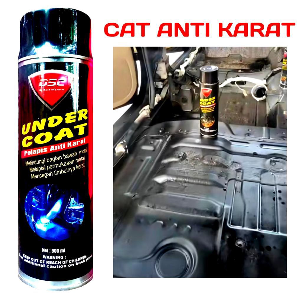 Cat semprot kolong mobil premium DSC under coat/anti karat kolong mobil/pelindung kolong mobil