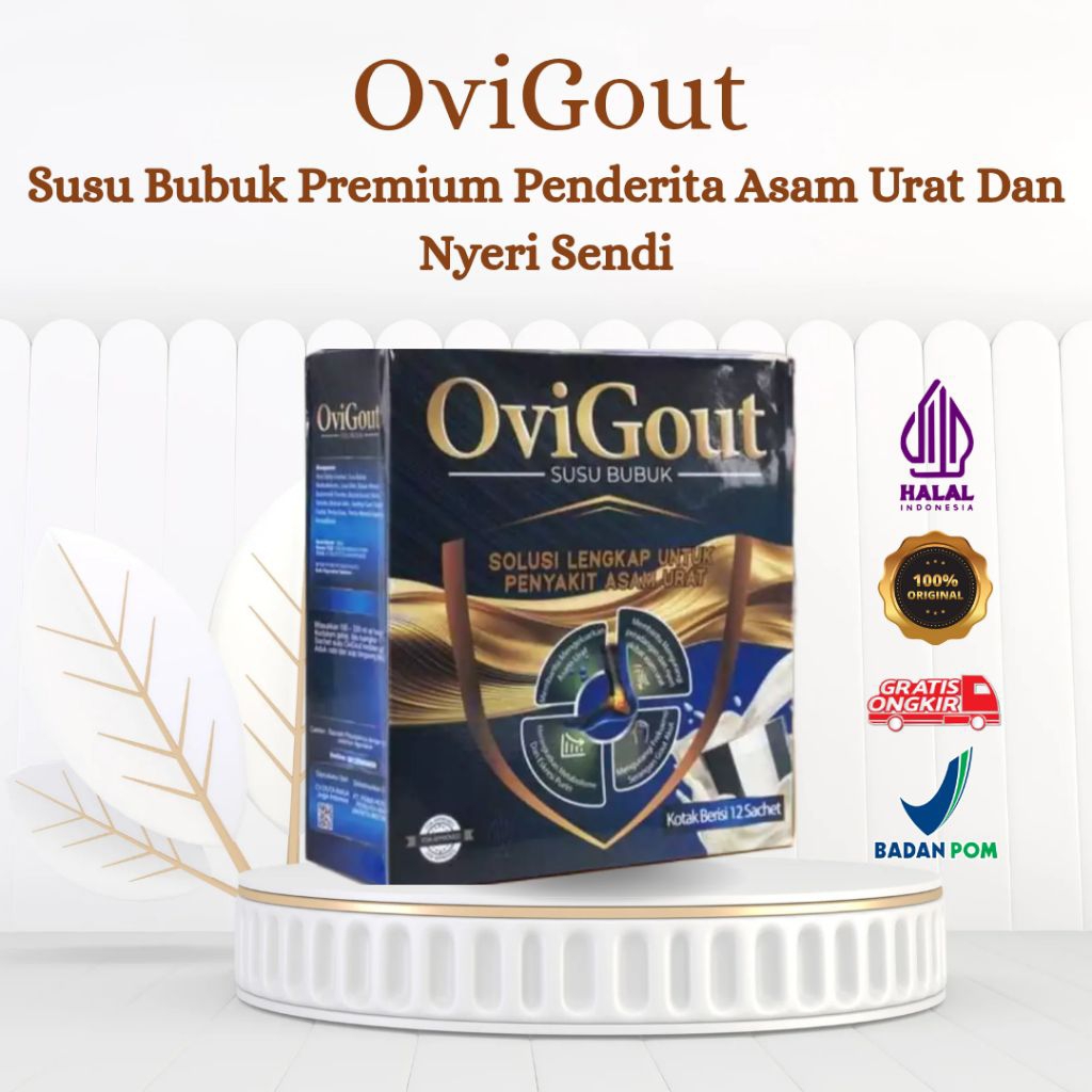 

OVIGOUT 3 Box Milik Susu Suplemen Kesehatan Asam Urat, Kolesterol Dan Tulang Sendi