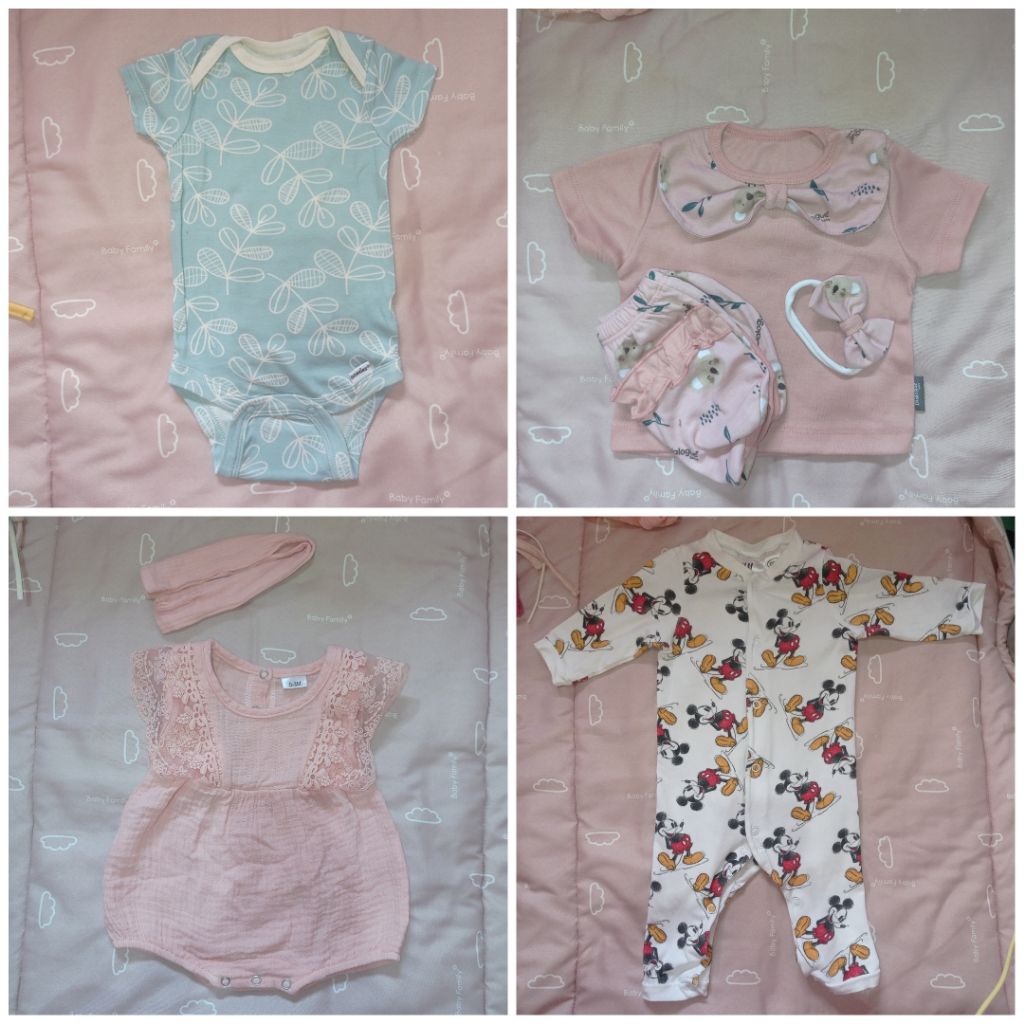 preloved baju bayi 0-3 bulan/baju bayi 0-3bulan