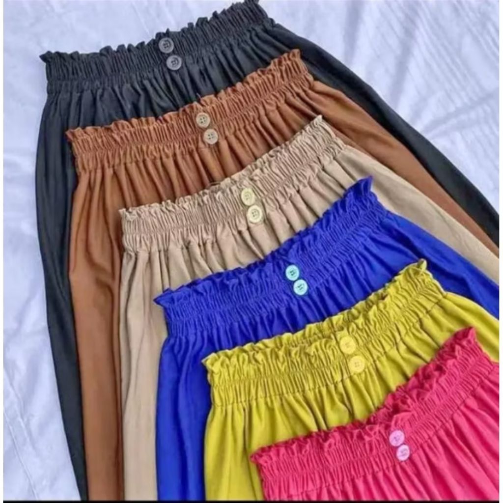 KULOT CRINKLE KANCING 2/CELANA CRINKLE KANCING 2/KULOT CRINKLE/KULOT CRINKLE PREMIUM/KULOT CRINKLE J