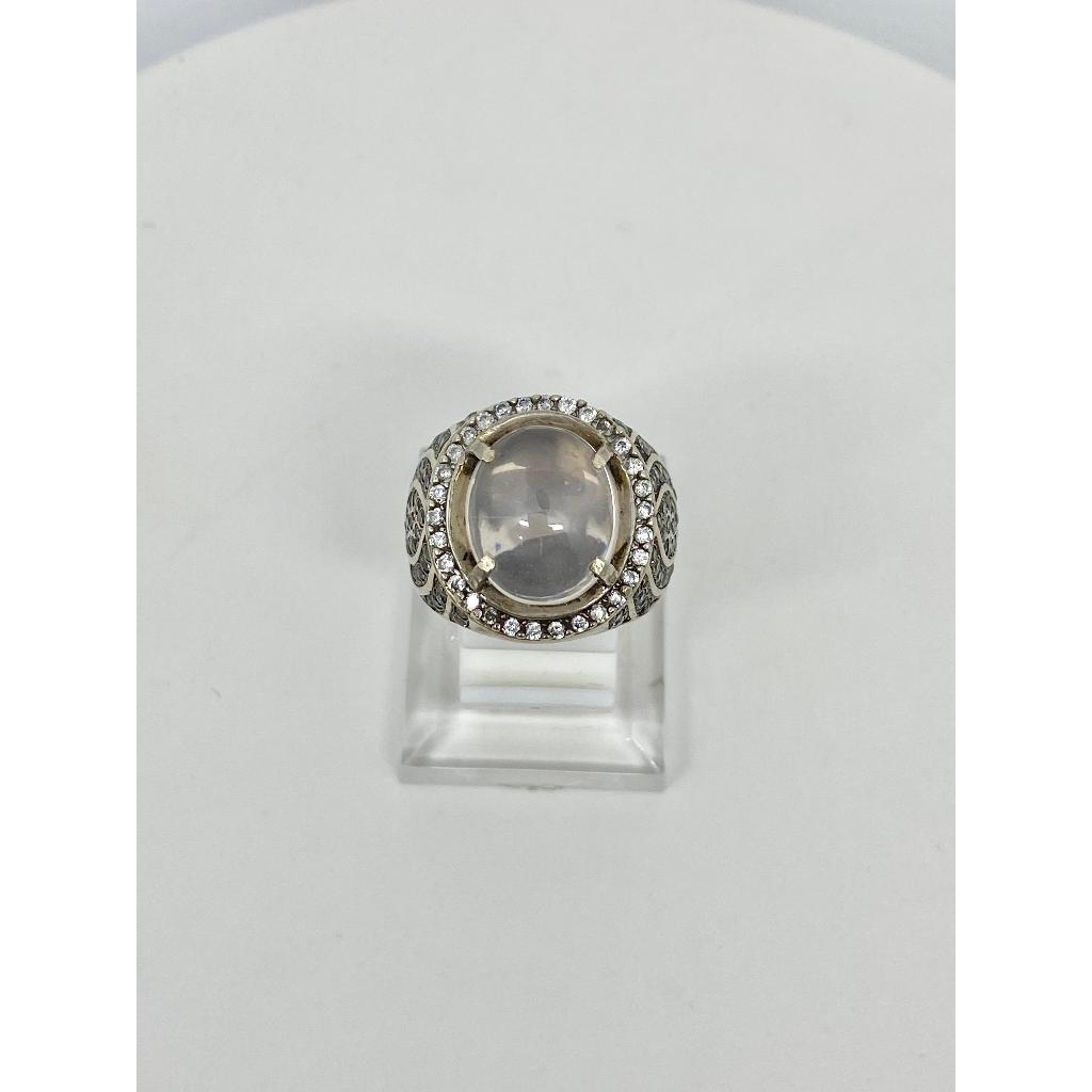 Cincin Batu Akik Star Quartz Natural Alam